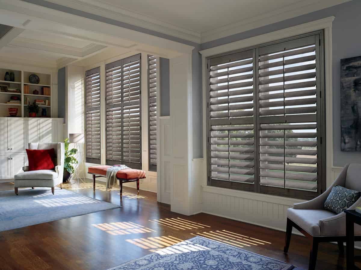 Hunter Douglas Heritance® Hardwood Shutters Wooden Shutters Faux Wood Shutters Window Treatments Hayden, Idaho (ID)