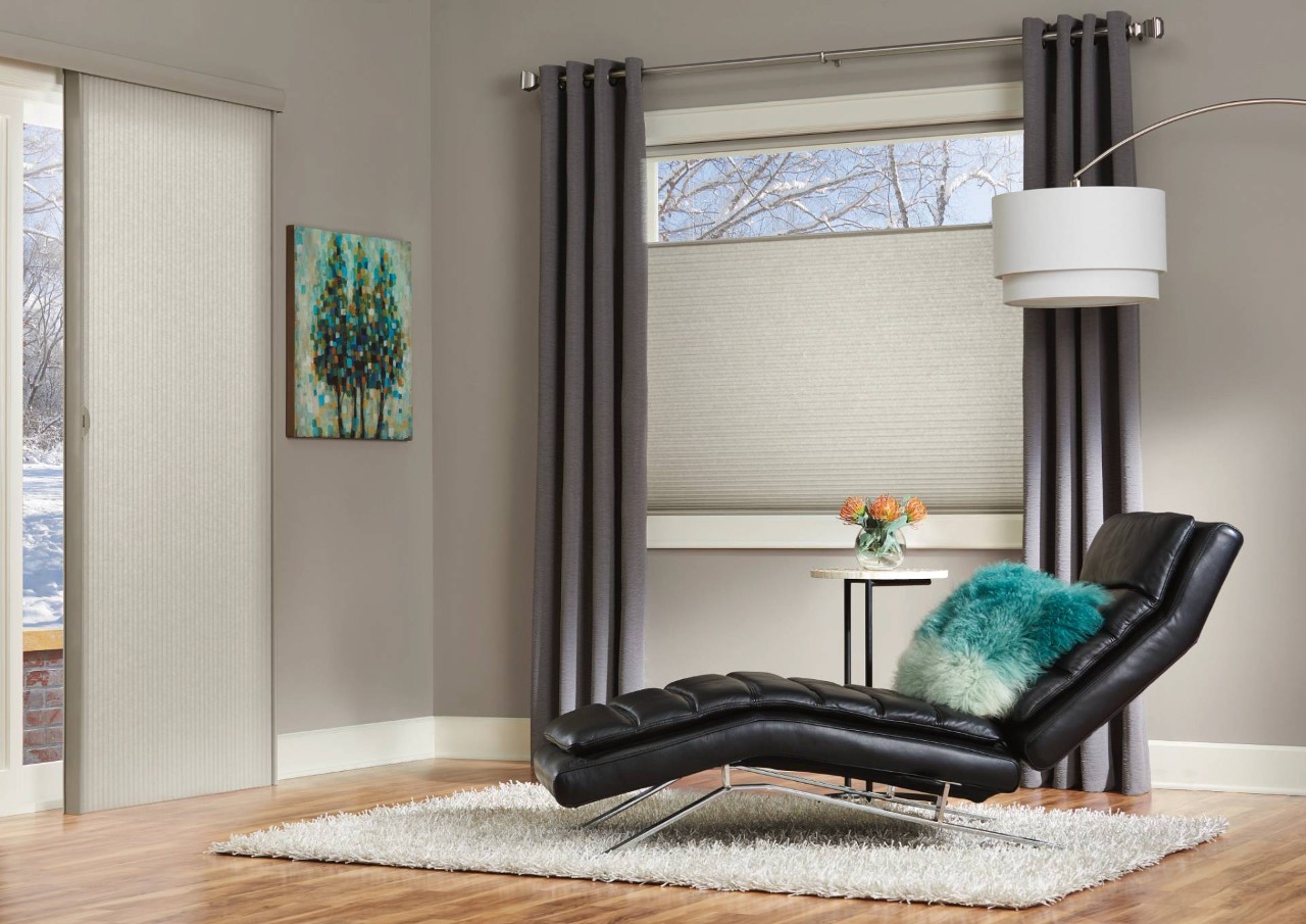 Hunter Douglas Duette® Sheer Shades with Vertiglide™ near Hayden, Idaho (ID)